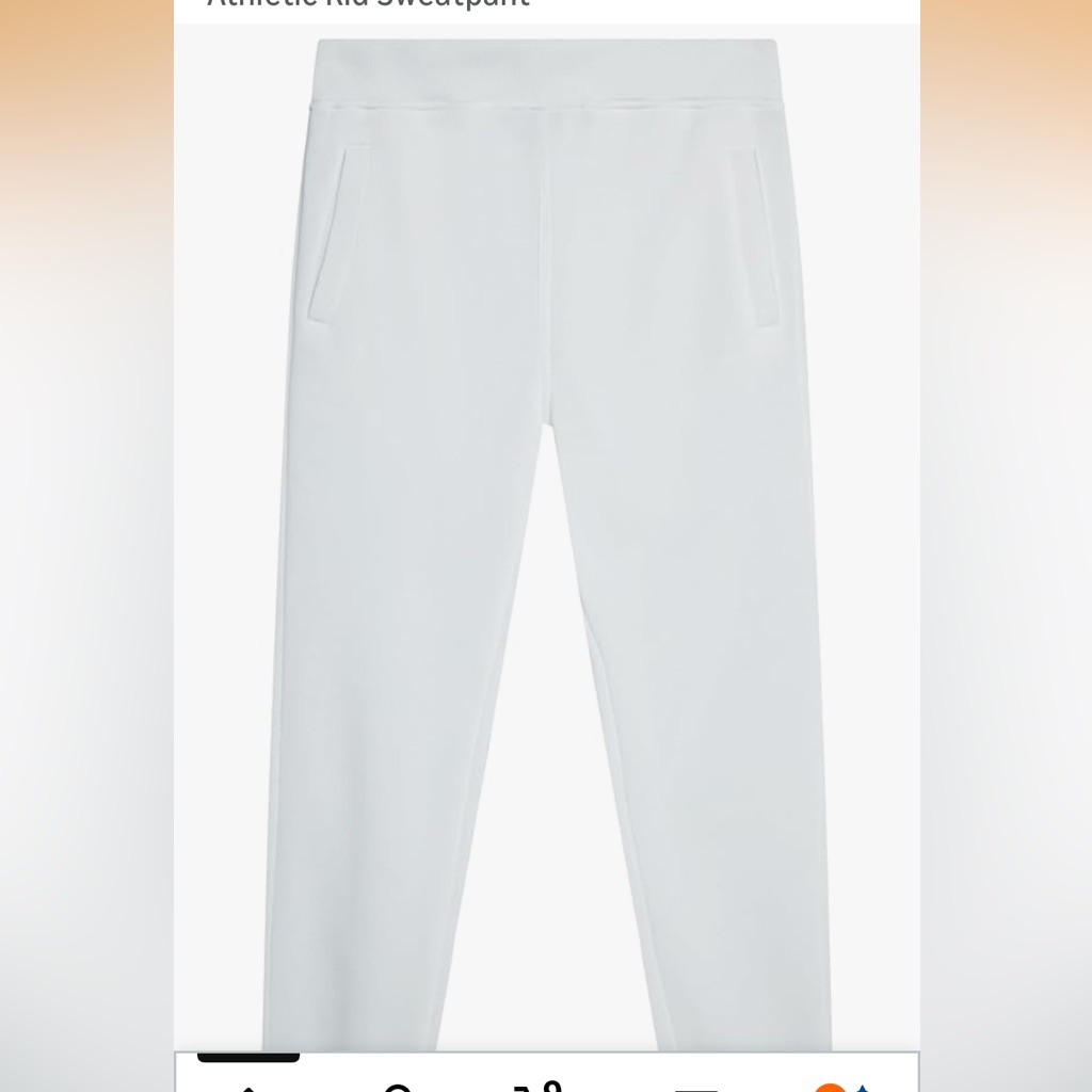South Pole White Fleece Sweatpants Boys Size Large 14-16